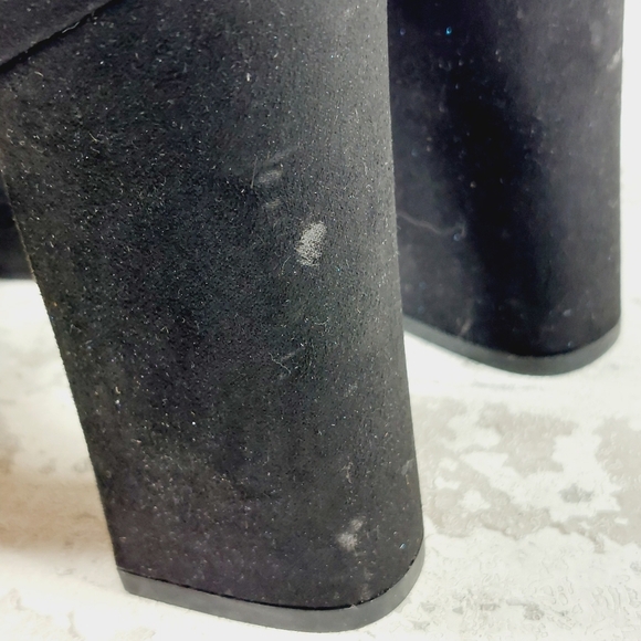 NEW Franco Sarto Womens Damalis Faux Leather Open Toe Heels Shoes C177 - Picture 12 of 13